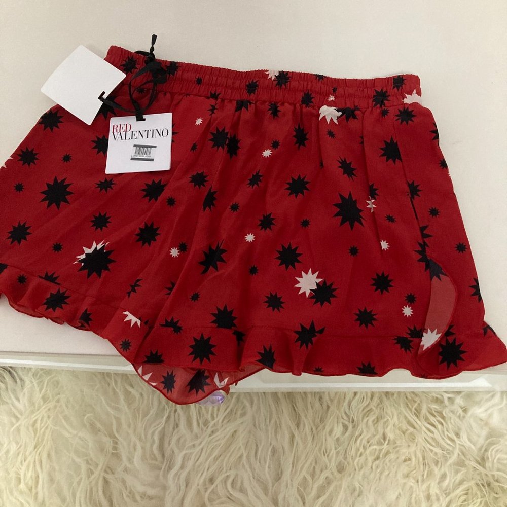 RED Valentino printed silk shorts - Picture 10 of 13